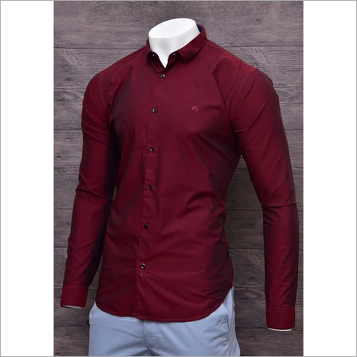 Any Color Mens Cotton Plain Shirts