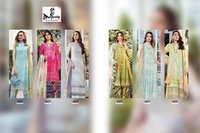 Majesty Maria M Print Vol 6 Jam Silk Print With Patch Work Pakistani Suit Catalog