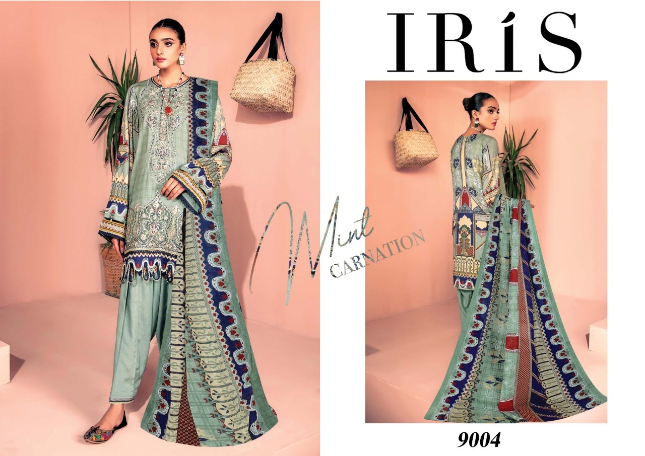 Iris Vol 9 Cotton Karachi Printed Dress Material Catalog