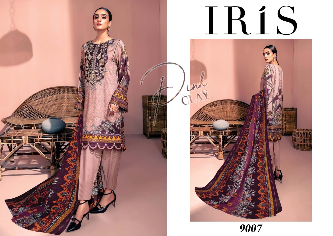 Iris Vol 9 Cotton Karachi Printed Dress Material Catalog