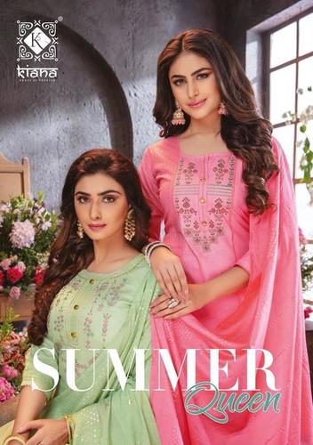 Kiana Summer Queen Fancy Cotton Readymade Suit Catalog