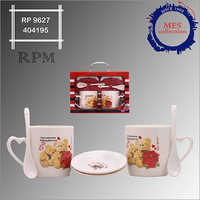 Printed Classic Ceramic Double Mug