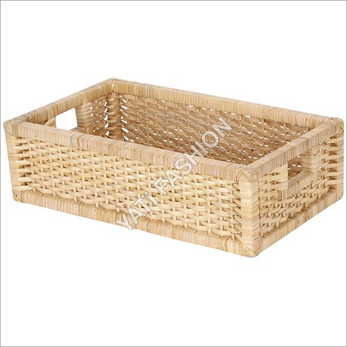 Brown Bamboo Storage Basket