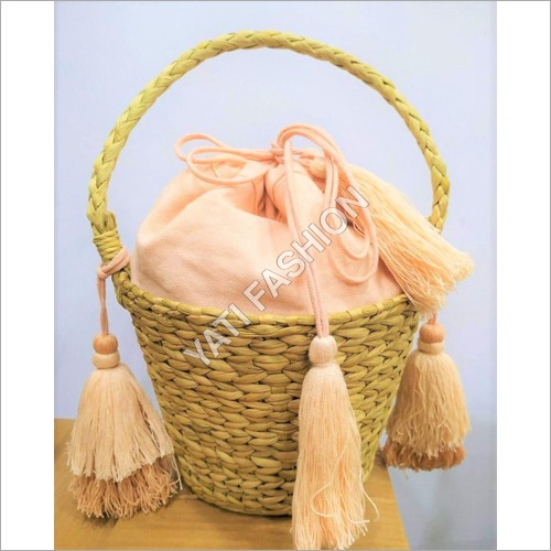 Brown Decorative Jute Basket