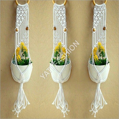 Decorative Wall Hanging - Handmade Finish, Different Sizes Available - Customized Design in Elegant White, Modern Style