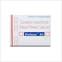 DULANE 20 MG CAP(Duloxetine Hydrochloride Delayed Release Capsules