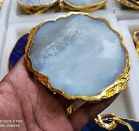 Agate Slices With Engraving
