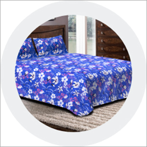 Blue Printed Bed Linen