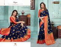 Sangam Prints Rosie Silk Printed Saree Catalog
