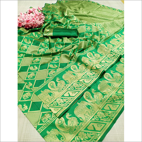 Any Color Ladies Silk Soft Saree