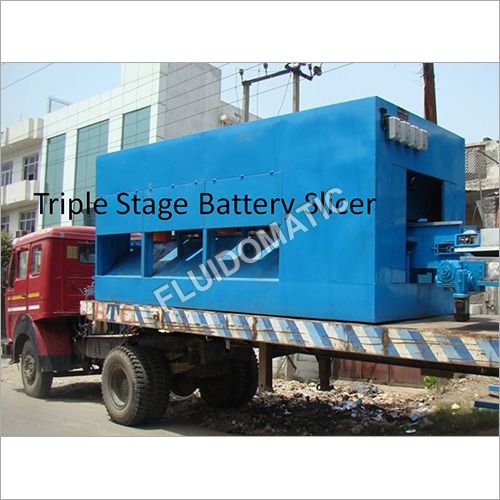 Triple Stage Battery Cutting Machine