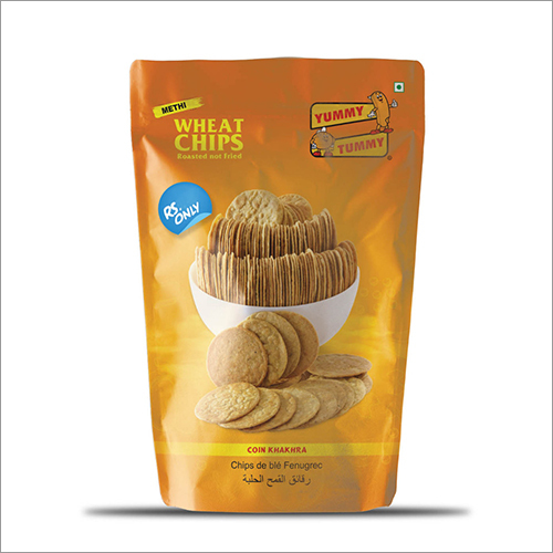 With Flour Methi Coin Khakhra