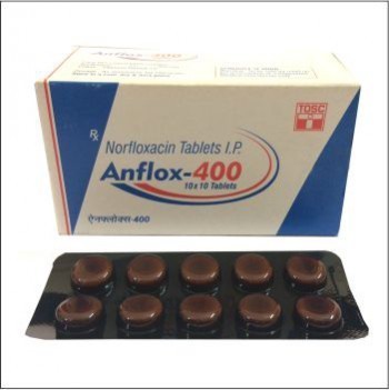 Norfloxacin Tablets - 400 mg, Anti-Bacterial Formula for Urinary Tract Infections and Gynecological Conditions, Suitable for Women and Aged Persons