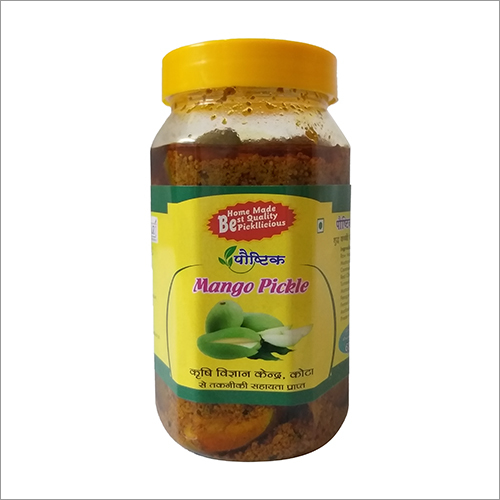 Mango Pickle - 450 Grams , Healthy Mango Pickle in Oil with Salty, Sour, Spicy Flavor and 1 Year Shelf Life