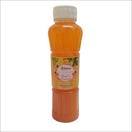 Orange Sharbat - 100% Organic Ingredients, Low Sugar | Sweet Taste, Zero Additives or Preservatives, Plastic Bottle Packaging
