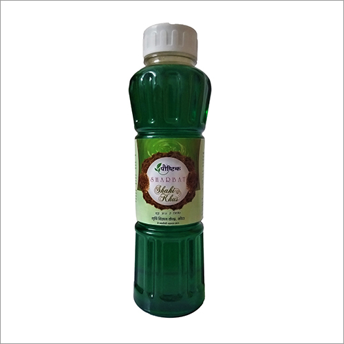 Poshtik Shahi Khus Sharbat - 100% Organic Ingredients, Alcohol Free | Sweet Taste, Low Sugar, Zero Additives, Plastic Bottle Packaging