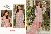 Ramsha Vol 7 Georgette Net Embroidered Pakistani Suit Catalog
