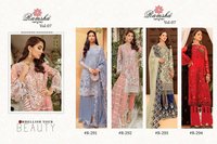 Ramsha Vol 7 Georgette Net Embroidered Pakistani Suit Catalog