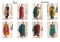 Shree Fabs Monark Cotton Print With Embroidery work Dress Material Catalog