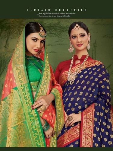 Sangam Prints Kanchipuram Handloom Weaving Silk Saree Catalog