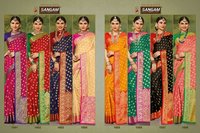 Sangam Prints Kanchipuram Handloom Weaving Silk Saree Catalog