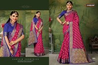 Sangam Prints Kanchipuram Handloom Weaving Silk Saree Catalog