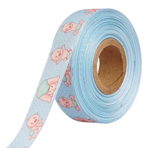 Baby Shower Baby Images 25mm/1'' Inch Gross Grain Ribbon