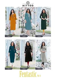Mittoo Fantastic Vol 4 Designer Fancy Kurti Catalog