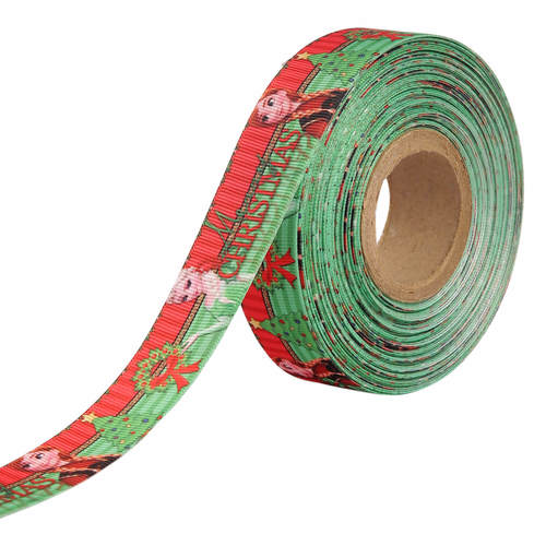 Happy Birthday Ribbons 25mm/1'' Inch Gross Grain Ribbon