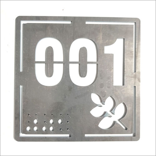 Metal Home Number Plate