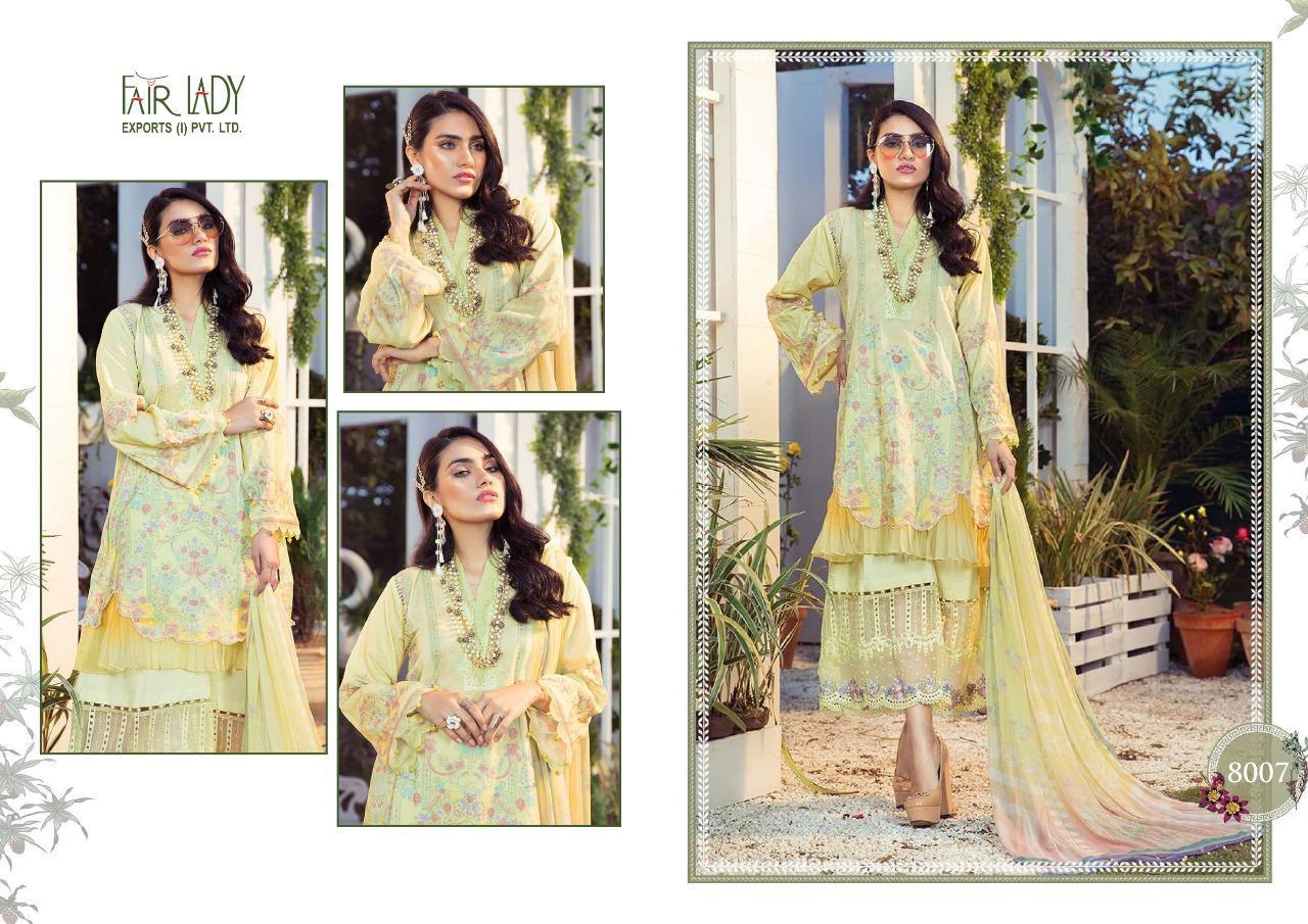 Fair Lady Maria B Pure Jam Satin Digital Printed Pakistani Dress Material Catalog
