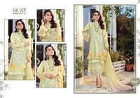 Fair Lady Maria B Pure Jam Satin Digital Printed Pakistani Dress Material Catalog