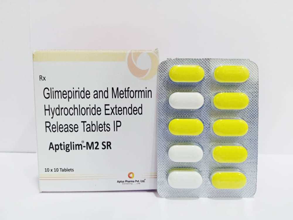 Glimepiride 1/2/3/4 + Metformin 1000mg Tablets