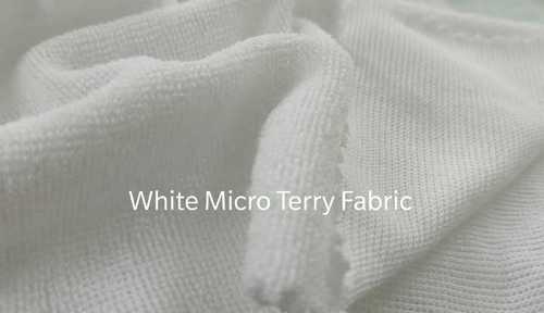 White Micro Terry Fabric