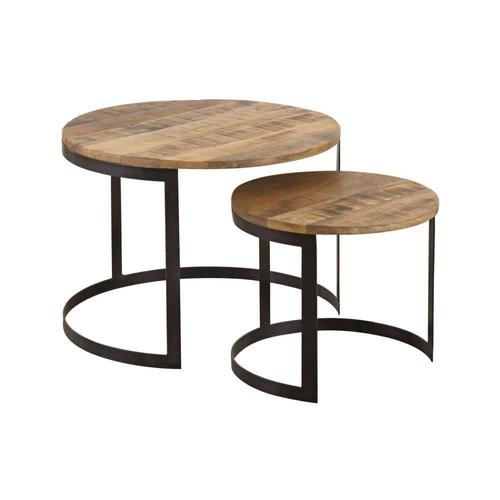 Round Coffee Table Set of 2