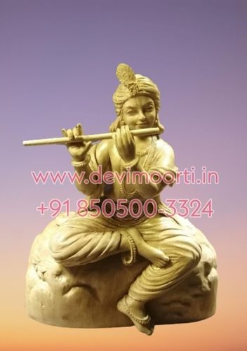 Flute Marble Krishna Statue