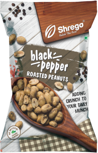 Shrego Black Pepper Roasted Peanuts 140g