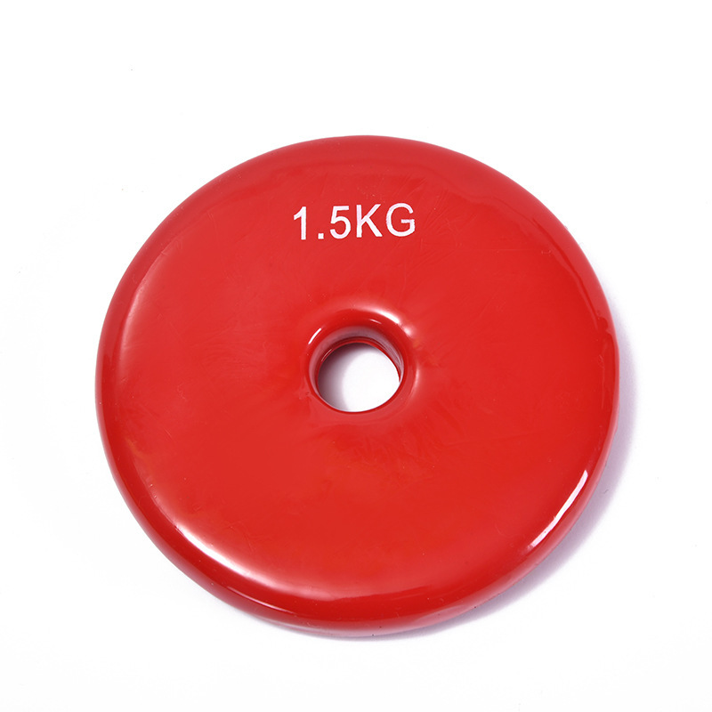 Body Exercise Colorful Neoprene Cast Iron Plastic Dip Dumbbell Weight Set