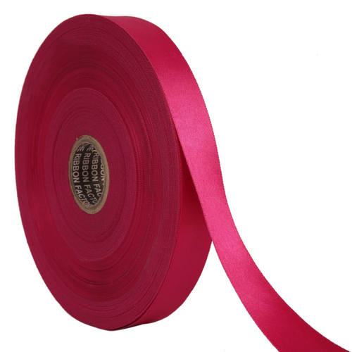 Double Satin NR  Light Magenta Ribbons 25mm/1''inch 20mtr Length