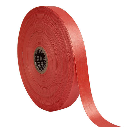 Double Satin NR  Carrot Pink Ribbons 25mm/ 1''inch 20mtr Length