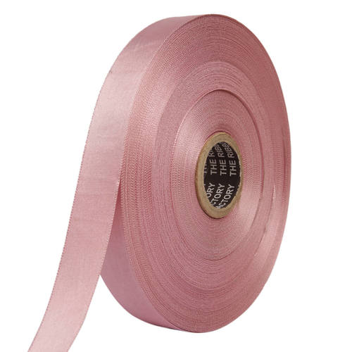 Double Satin NR  Coral Pink Ribbons25mm/1''inch 20mtr Length