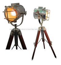 Spotlight With Wooden Tripod Stand