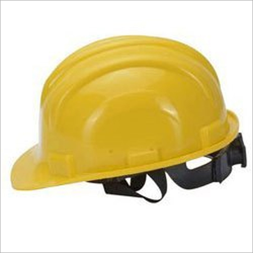 Yellow Hdpe Safety Helmet