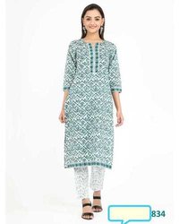 Exclusive Designer Cotton Kurtis With Pant