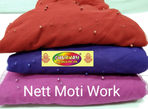 Net Moti Work Embroidery