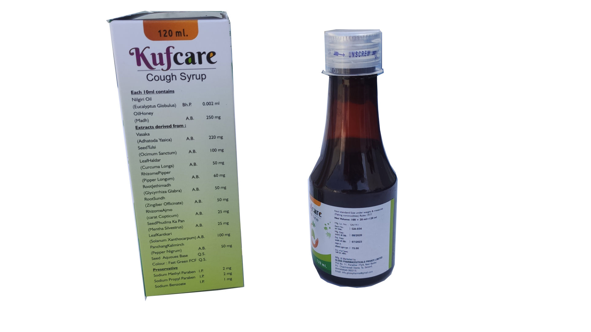 Kufcare Ayurvedic Cough Syrup