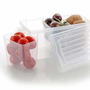 Multipurpose Fridge Storage Basket 3 Part