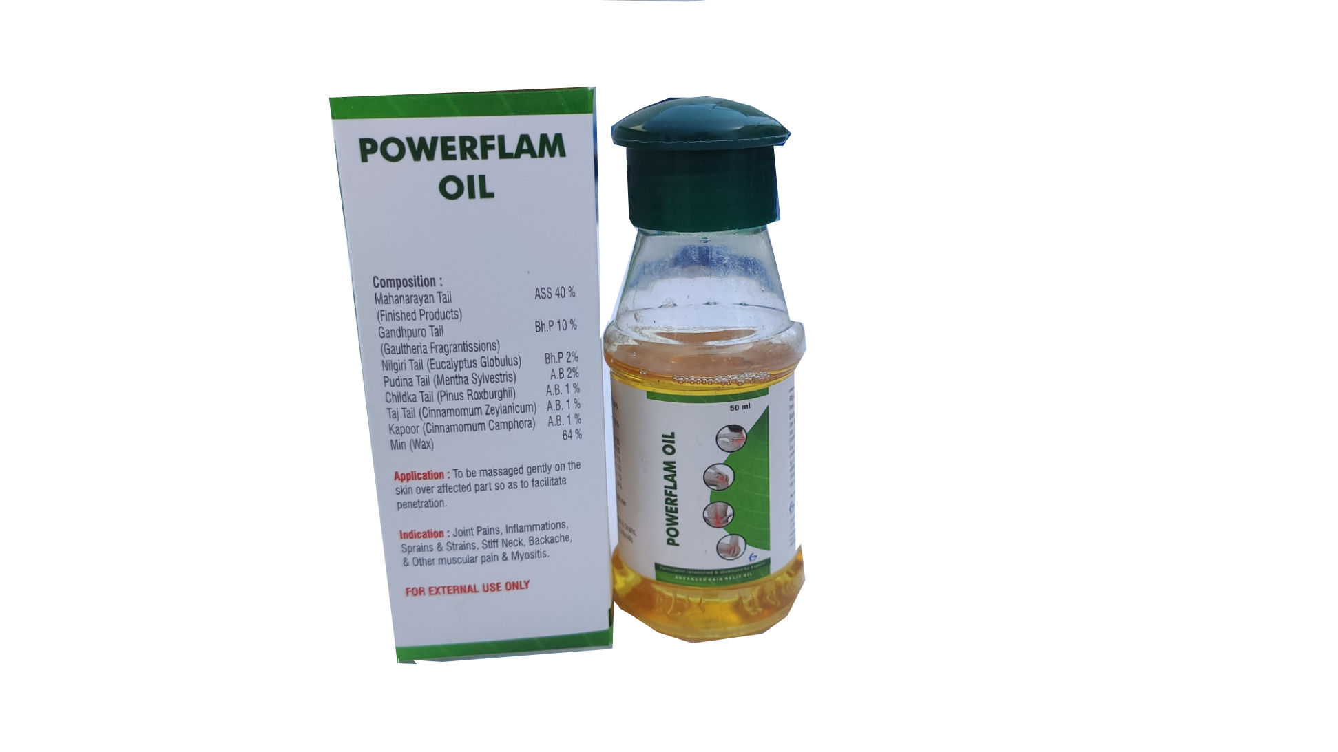 Powerflam Ayurvedic Pain Relief Oil