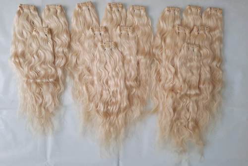 Natural Wavy Blonde Colour Hair Extensions
