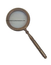 Antique Brass Magnifying Glass